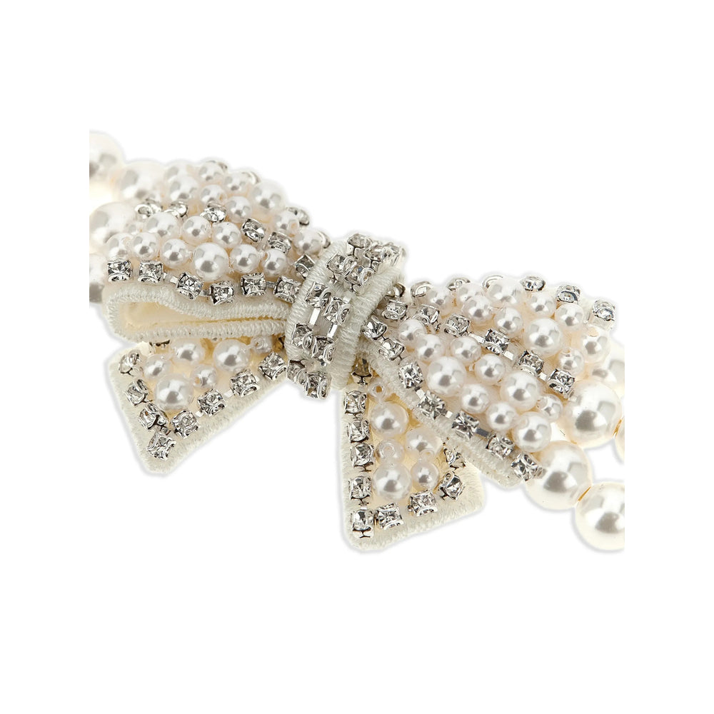 Self-Portrait Jewellery - White, Silver | f35935b5e4557716a7ec8292929facfb372ff027