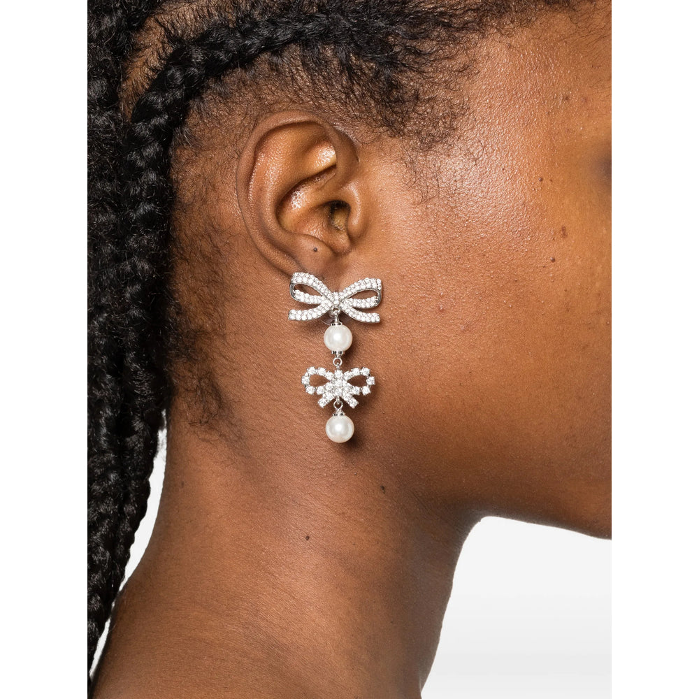 Self-Portrait Jewellery - Silver, White | 552b02a81aa9e564c05df96a40e7191769275d2b