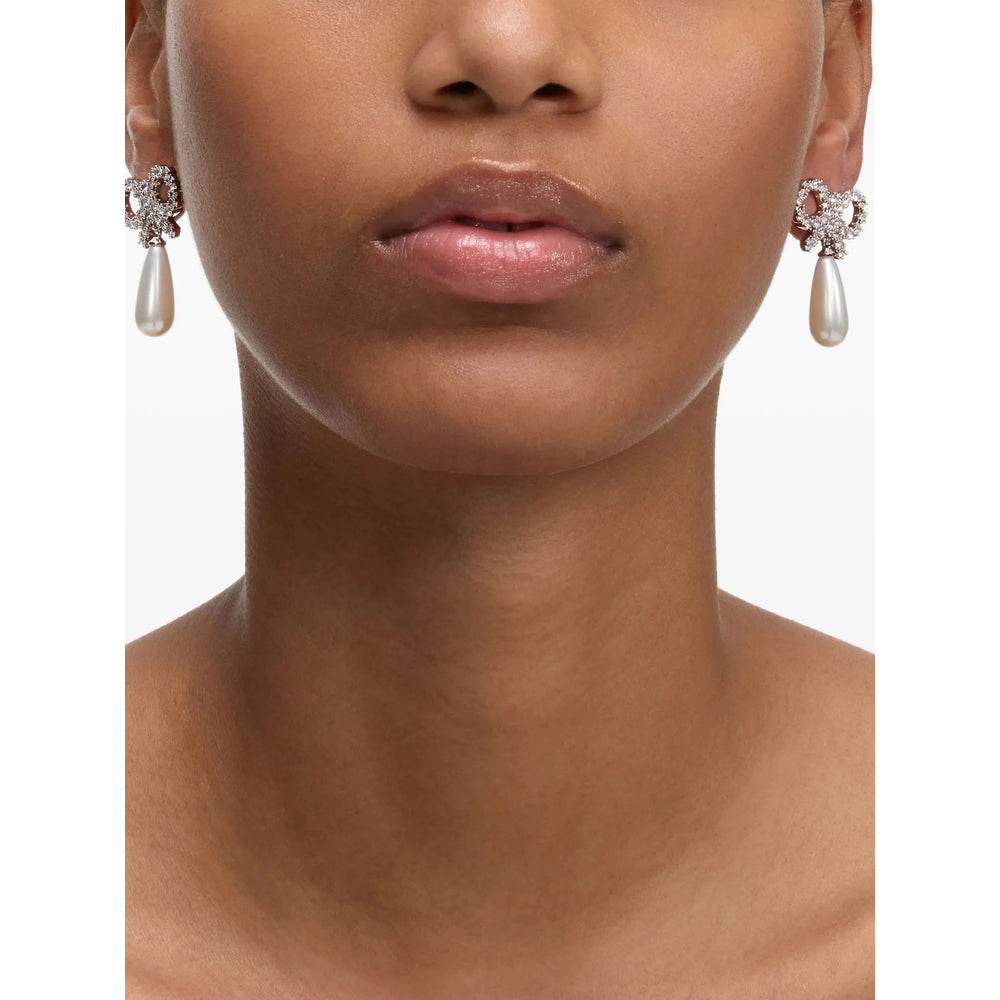 Self-Portrait Jewellery - Silver, White | b0174feedf0300b61b4cb1adcd81c9d34c3d58f6