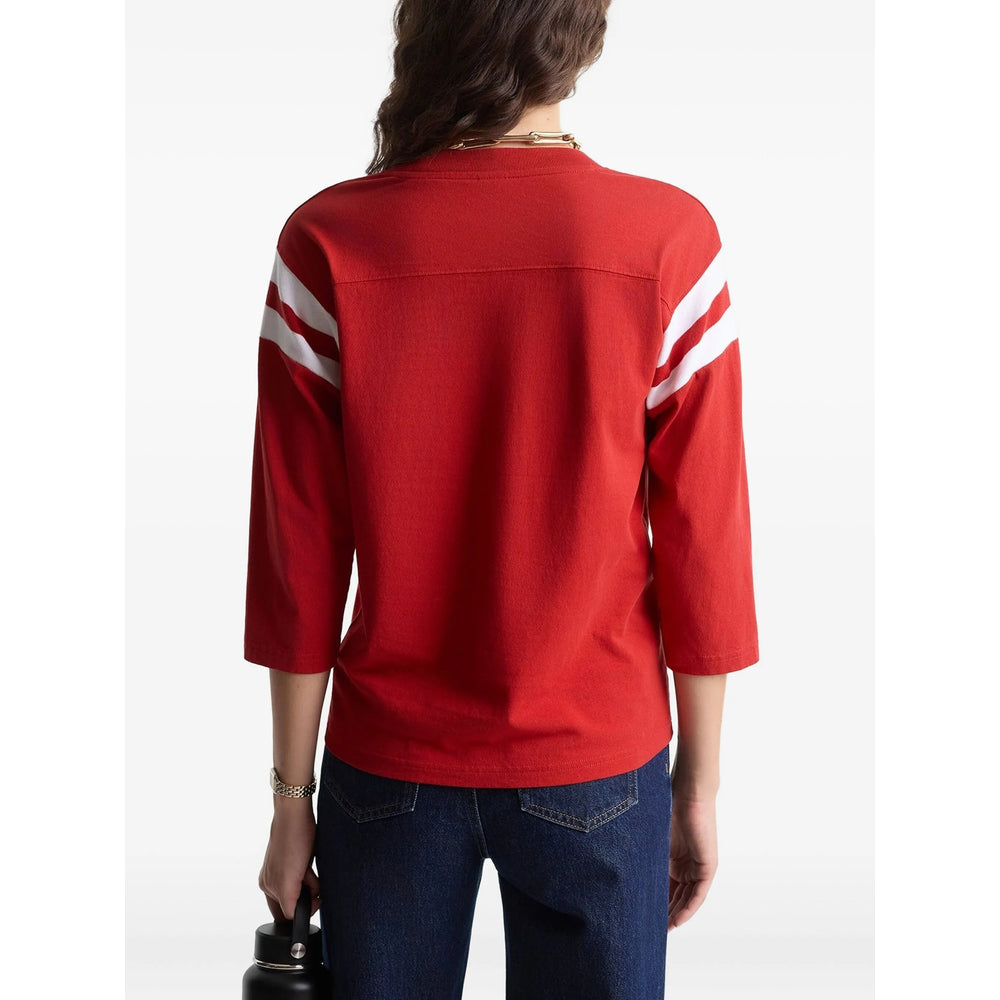 Sporty & Rich T Shirts - Red, White | c1dbb28db8f7ad5395ac90b24c16d0c74e5dd761