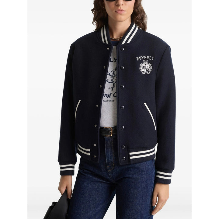 Sporty & Rich Outerwears - Blue, White | 1ce69b542bcdbdf4cebd999e531783e428a5e2da