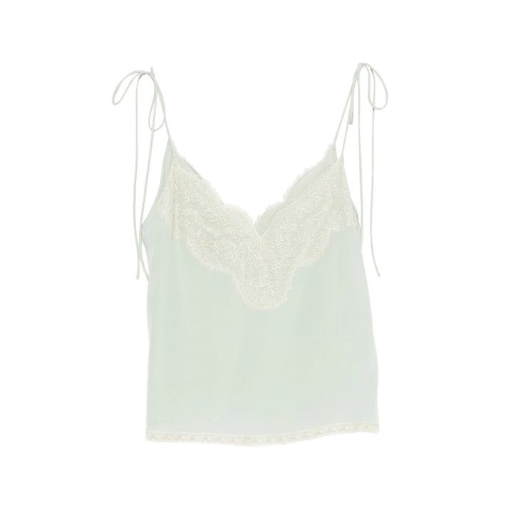 Valentino Tops - Green, White | 2534cf281b01bb8b629a48600d640db644436956