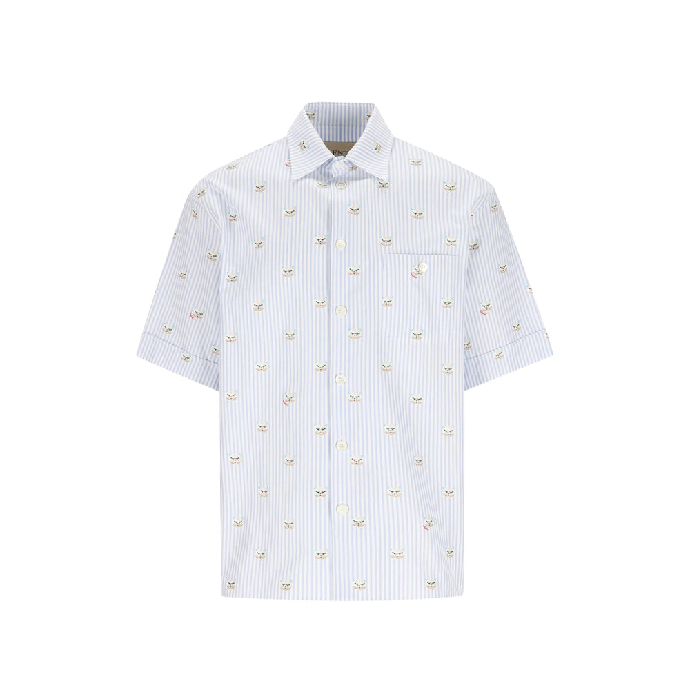 Valentino Shirts - Blue, White | 05392ea5fbead0a02f733f4190eb5cb80c69b3c7