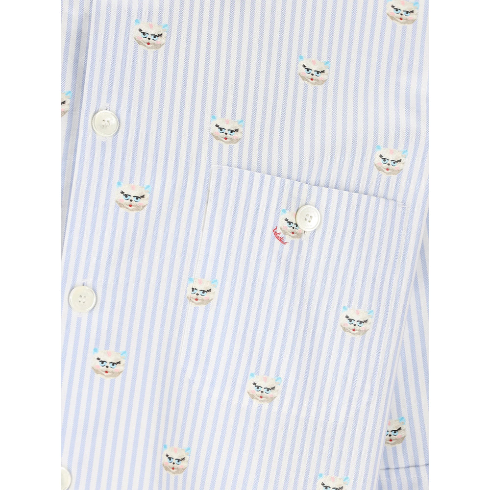Valentino Shirts - Blue, White | 350833cbeda1ce7135e5ed7c29d3c950407200c1