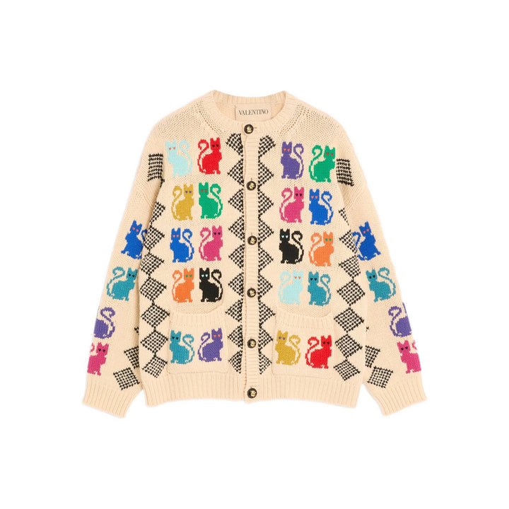 Valentino Sweaters - Neutral, Red | 85e650b9fee0898163ebc7fbb61ee97fb822e404