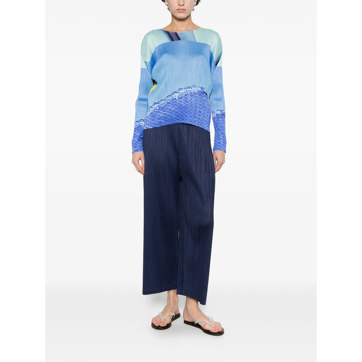 Pleats Please Issey Miyake Pants - Blue | 3b842879ef7b75dfe3848a609770e0283de56fd3