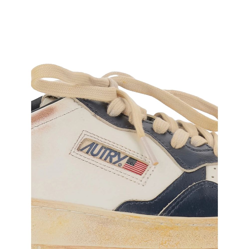 Autry Sneakers - White, Blue | aa98a297667ba1e1c437c00ddf33857b6528a6a3
