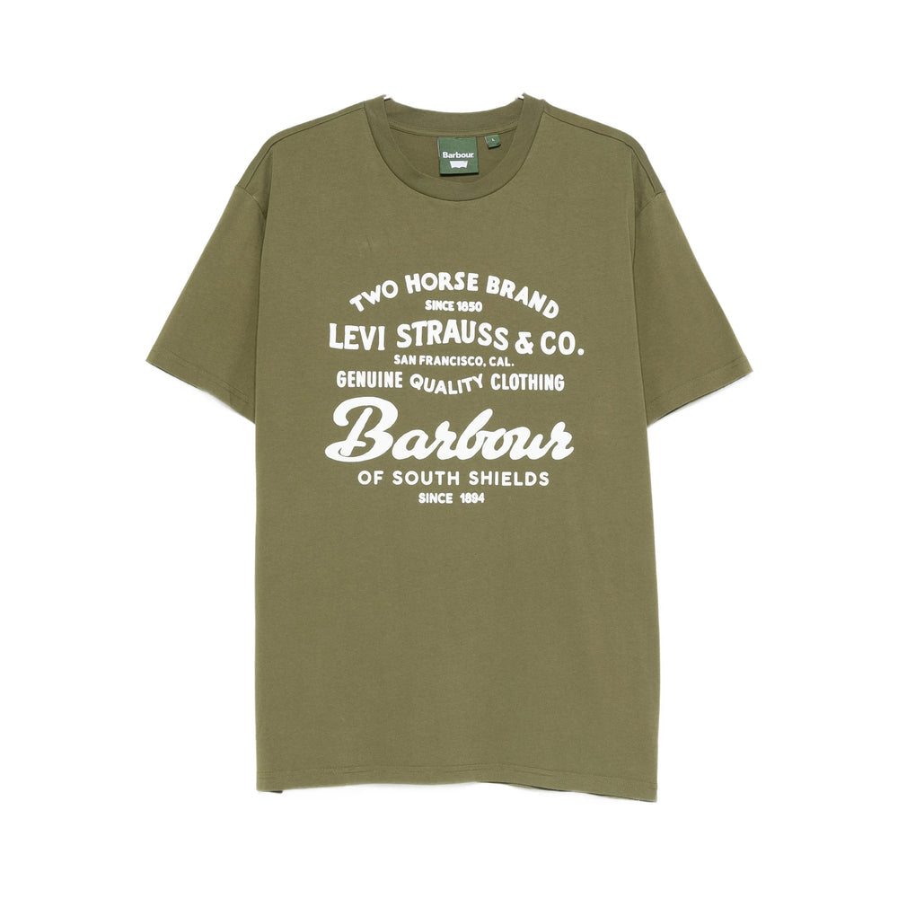 Barbour X Levi'S T Shirts - Green | 78d440bfa2db18dcb3a9edb4165e04bf95232eb9