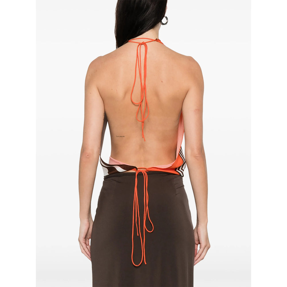 Sir. Scarves - Orange, Brown | 36522904a02f6e372f0f3bcaf608b6aebc2ffbd2