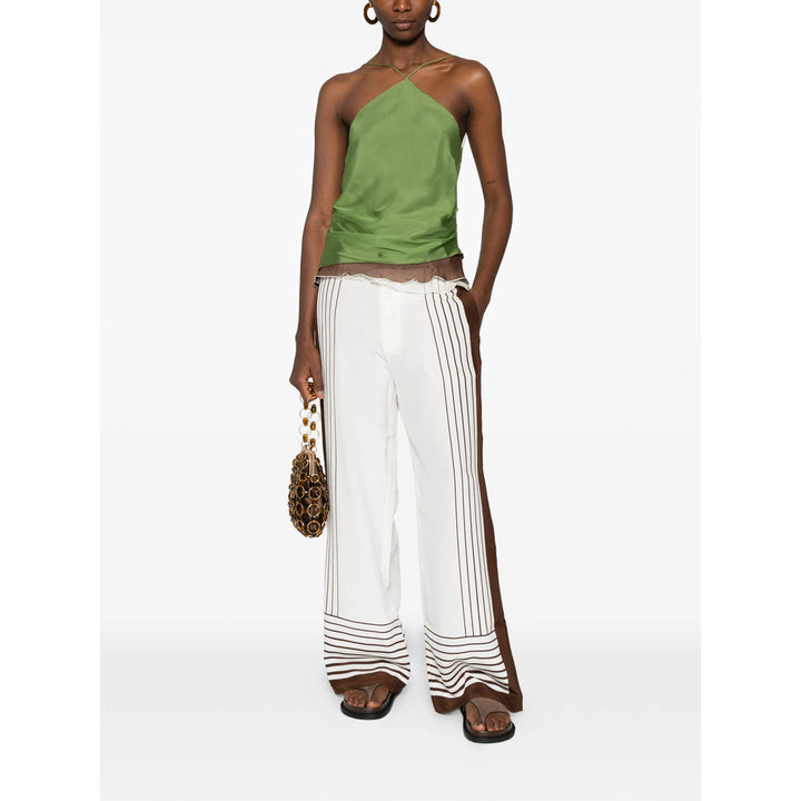 Sir. Pants - White, Brown | 636b4bdb7c72e692439a98363d943b2a9b011b7d