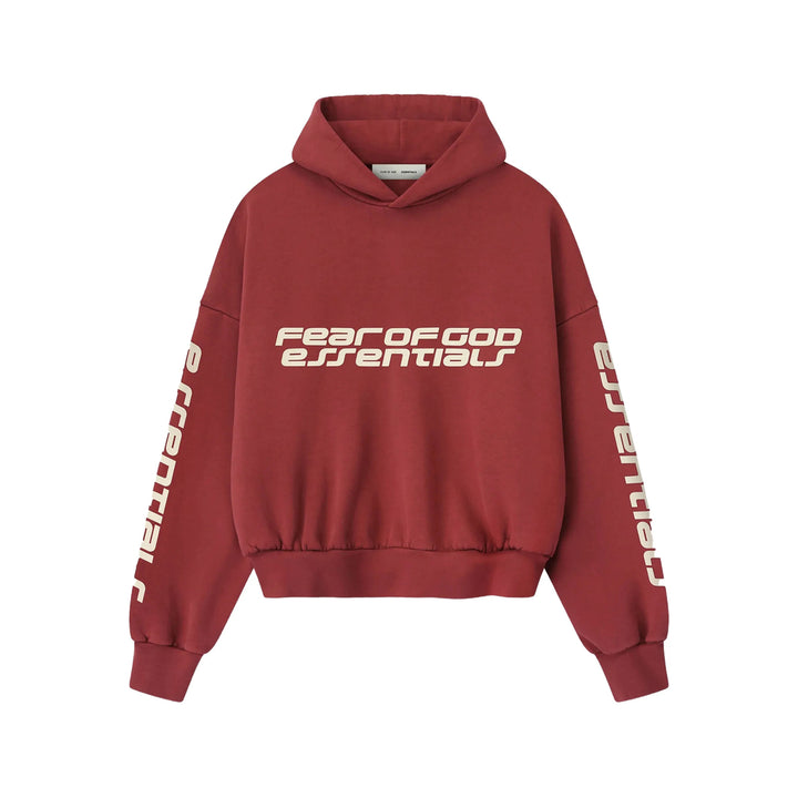 Fear Of God Essentials Sweatshirts - Red | 525c07c5f9a0306fc35800de0195e596c9723527