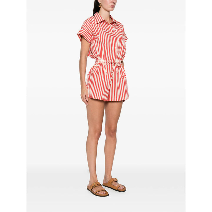 Faithfull The Brand Jumpsuits - Red, White | 60ff90f24b2bf7368735410fe8934efb6e479e75