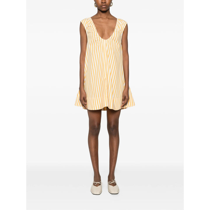 Faithfull The Brand Dresses - White, Yellow | 36406036e752661612def572dc5bfe6b1cb8f002