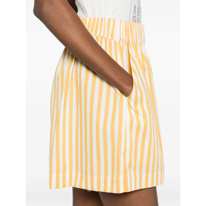 Faithfull The Brand Shorts - Yellow, White | 877c627263cc76110bf54a87e7454e2244f193fb