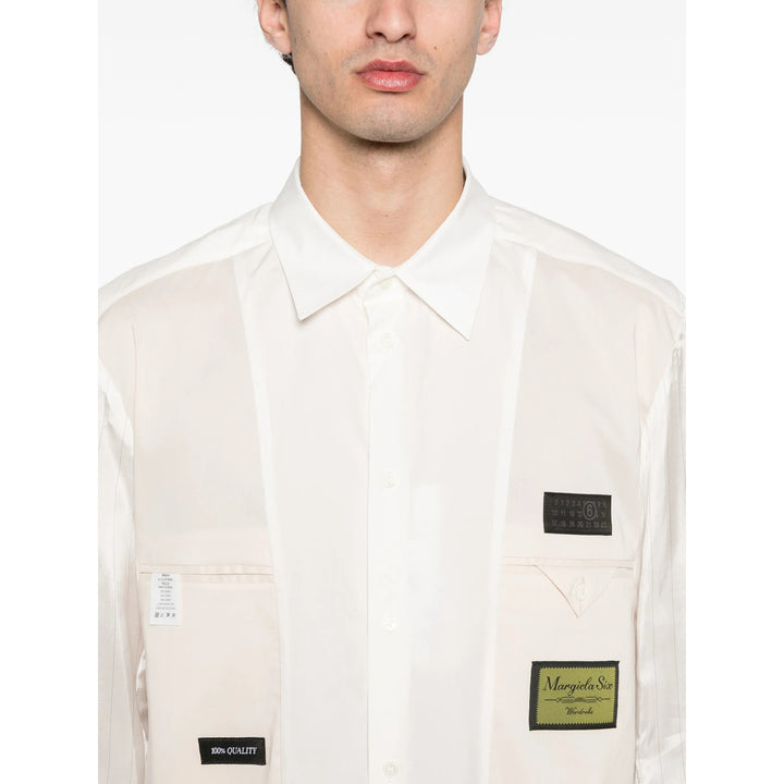 Mm6 Maison Margiela Shirts - White, Neutral | eac685834cb47ef8e22739b74c5a74e8dc74ad68