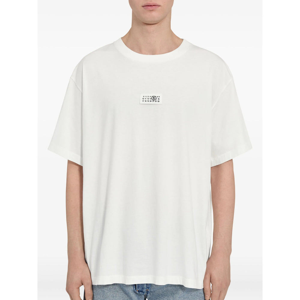 Mm6 Maison Margiela T Shirts - White | 77e45877d9d5dc8537e2b3d343337410bf553378