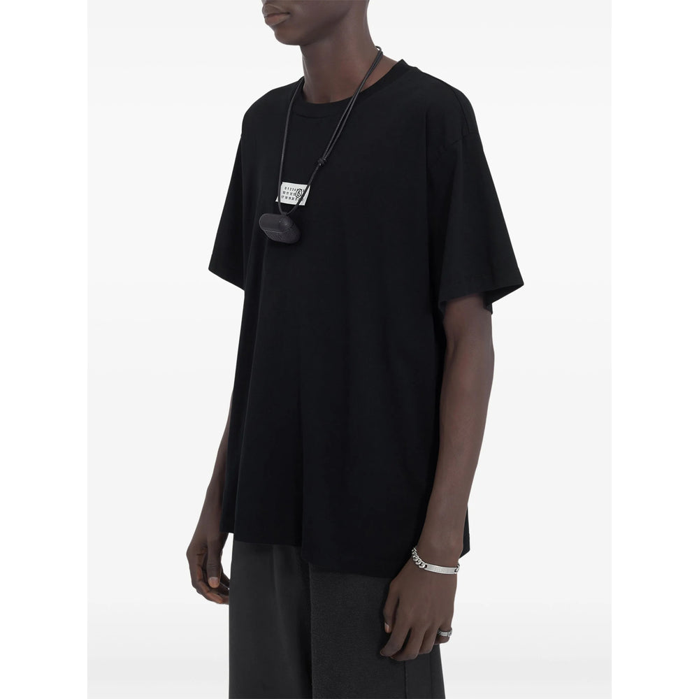 Mm6 Maison Margiela T Shirts - Black | 0772a9a4a0a3adc3572941a832392241dcff5963