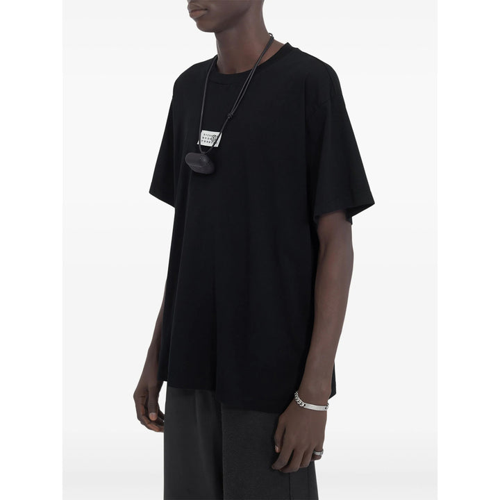 Mm6 Maison Margiela T Shirts - Black | 0772a9a4a0a3adc3572941a832392241dcff5963