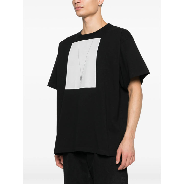 Mm6 Maison Margiela T Shirts - Black | ffb40fb774223fbc2058b9da77576efd86612521