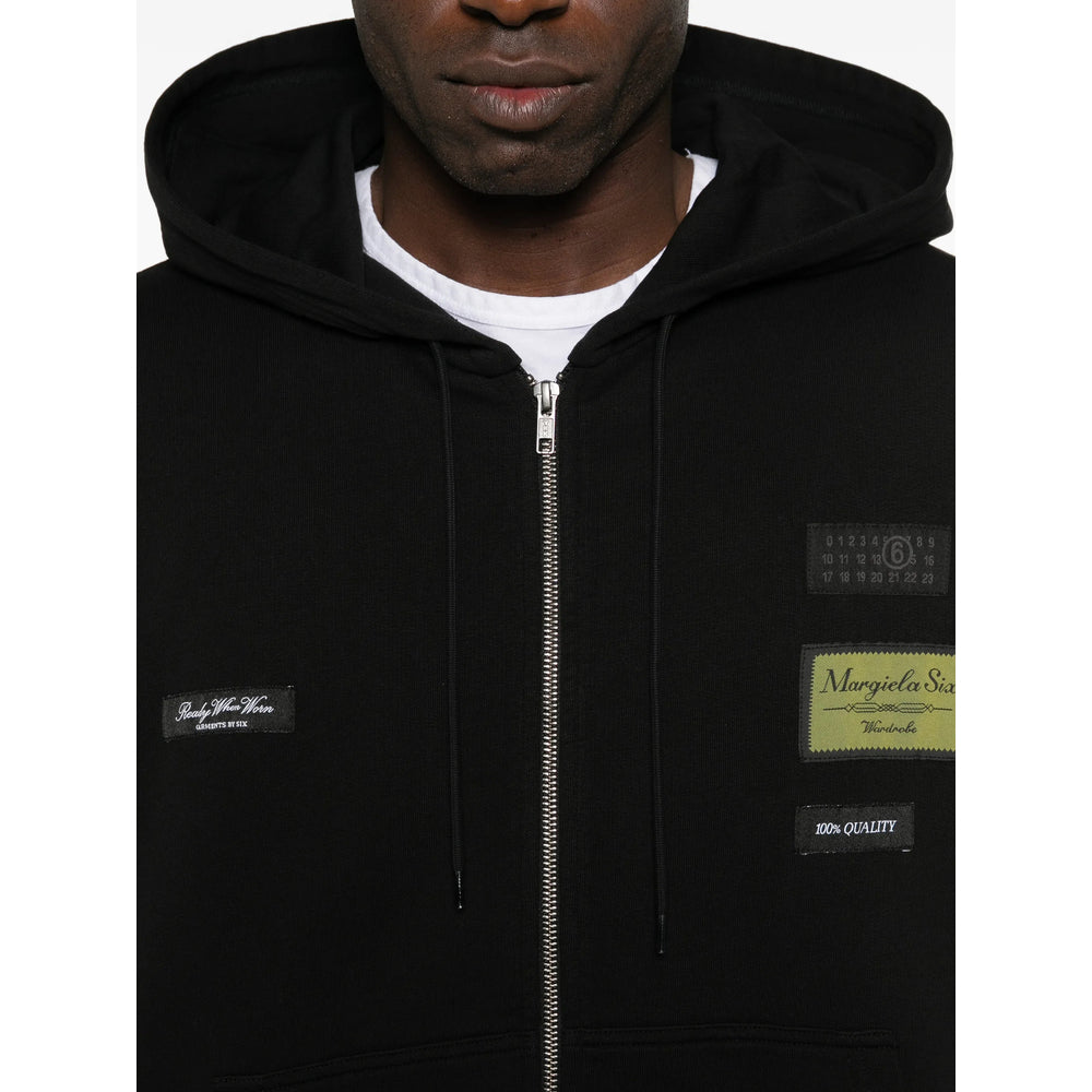 Mm6 Maison Margiela Sweatshirts - Black | 61d935f85d0664ec6c59b4795c9f8d38344b190f