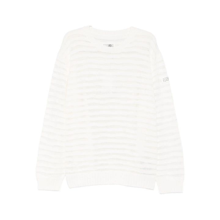 Mm6 Maison Margiela Sweaters - Blue | 1037e1fc76588fa4383060fcea94c7c56dc94819