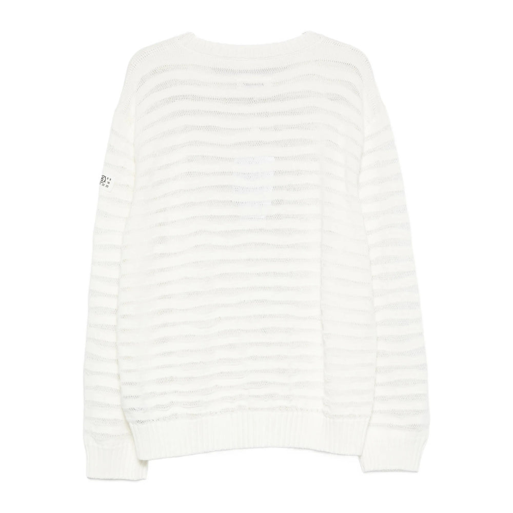 Mm6 Maison Margiela Sweaters - Blue | 1b1a1a696d2e1f94f2df466138134e42a4a620c6