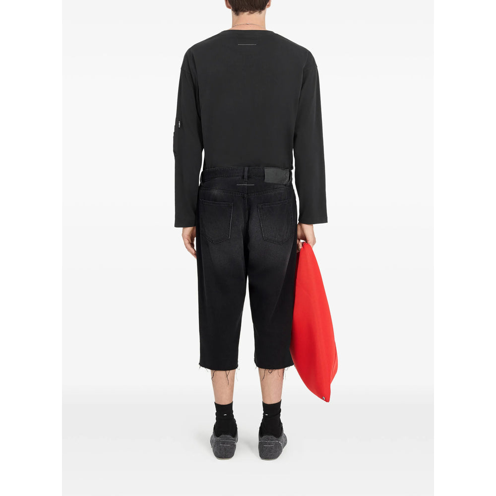 Mm6 Maison Margiela Shorts - Black | 45ba81b781956f39c52da2c6d6851548fdad0fef