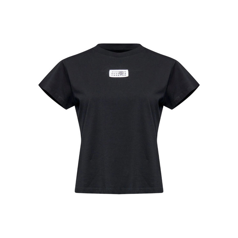 Mm6 Maison Margiela T Shirts - Black | 59eef7446cc87f2cb115a27466918bbd49898aae