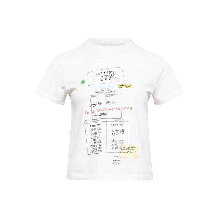 Mm6 Maison Margiela T Shirts - White | d2055d406bbf81311956557651b0af7091adf018
