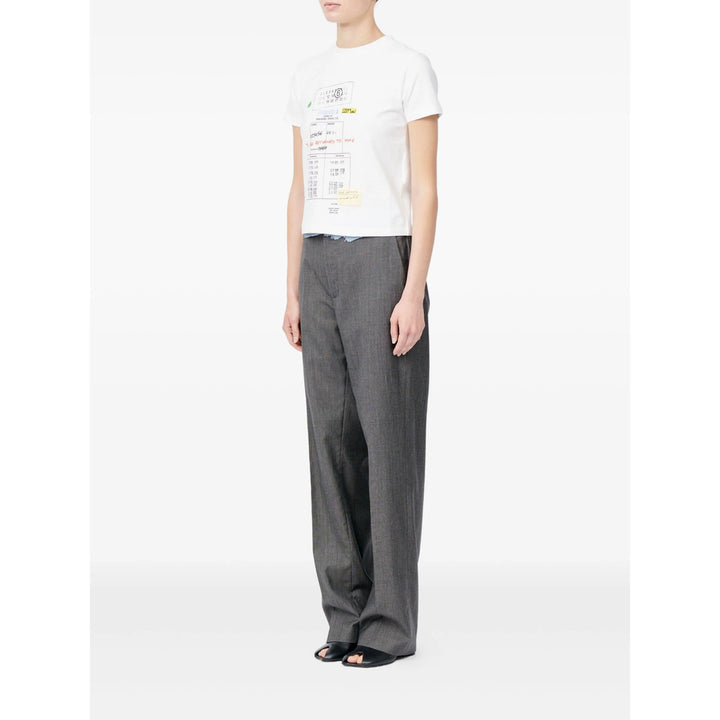 Mm6 Maison Margiela T Shirts - White | dcb36c8320bae309e40137c2bd97d0672486089d