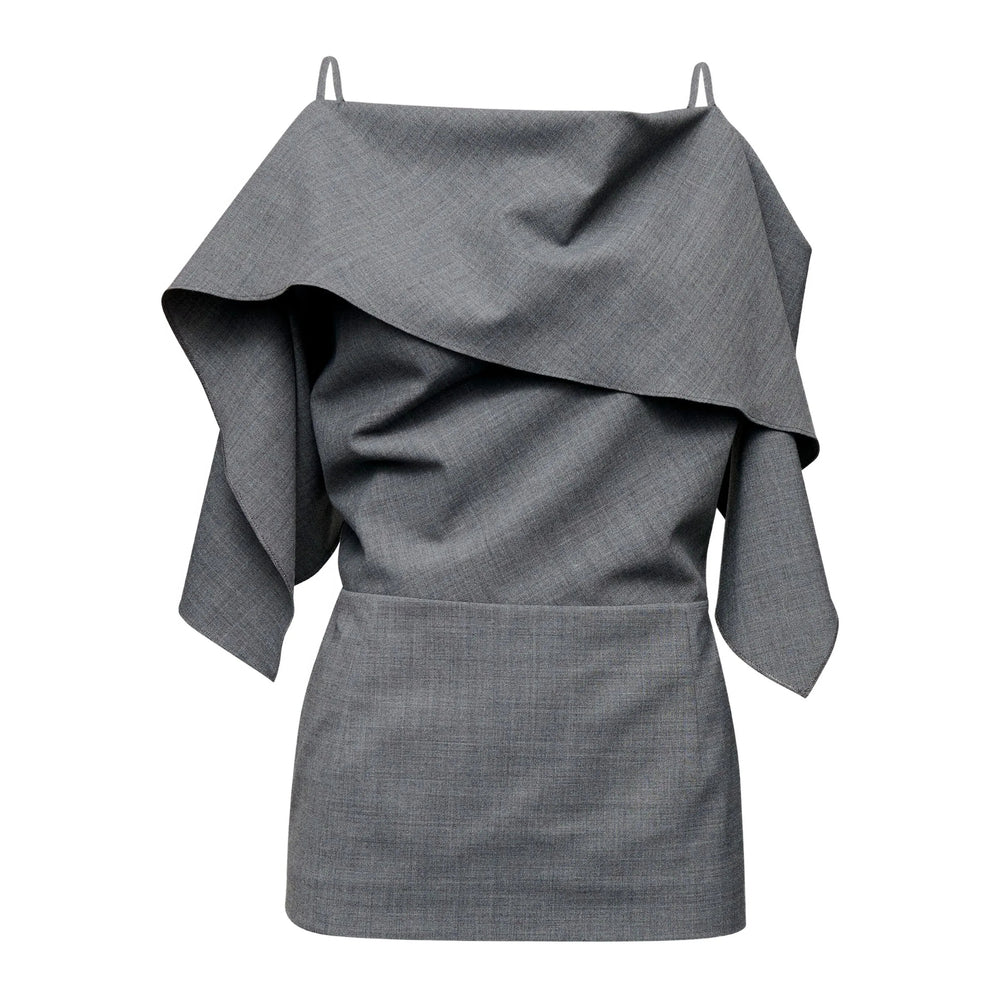 Mm6 Maison Margiela Tops - Gray | 7e76120edbfccc6e171c8c0a9f1e3157cb524d3e
