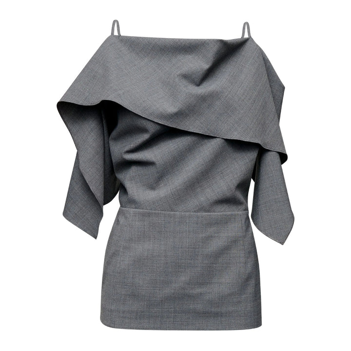 Mm6 Maison Margiela Tops - Gray | 7e76120edbfccc6e171c8c0a9f1e3157cb524d3e