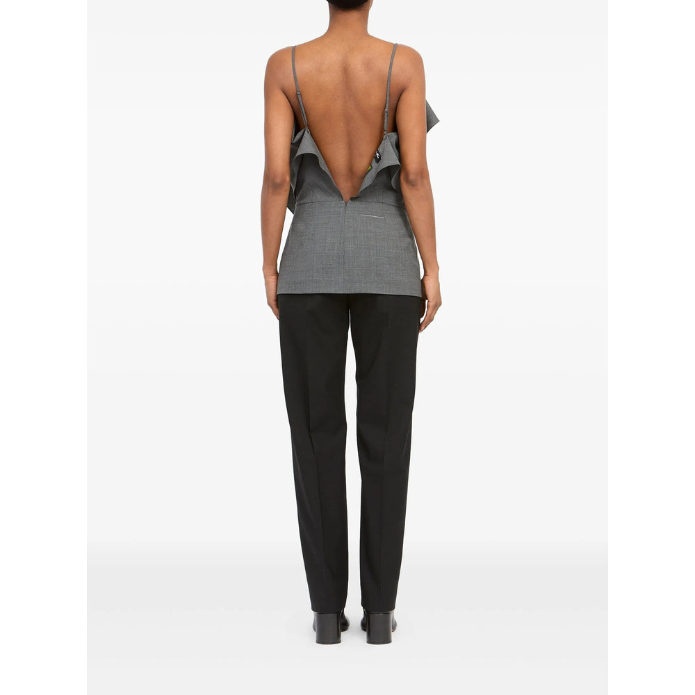 Mm6 Maison Margiela Tops - Gray | 1b2b0da61752c3f91edb26e2270498284f920f70