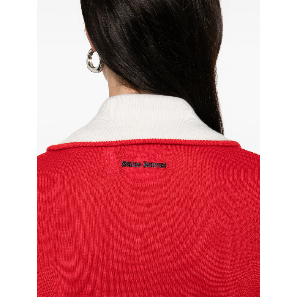 Adidas By Wales Bonner Sweaters - Red, White | 21e6e7dbfa50e402e212f384a4bde3166ef263d4