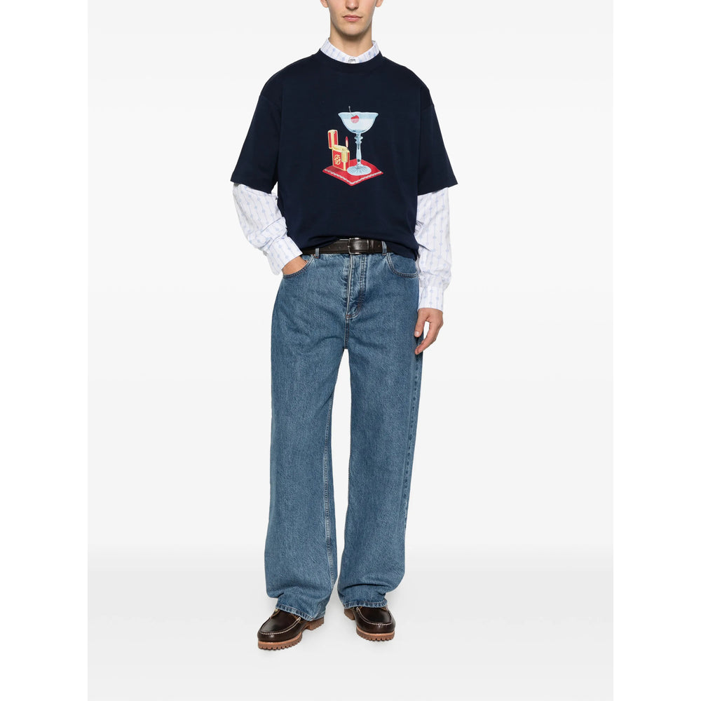 DrôLe De Monsieur T Shirts - Blue | ba0eb3a4508b9cdf9ec877a3d4f798e64f27e013