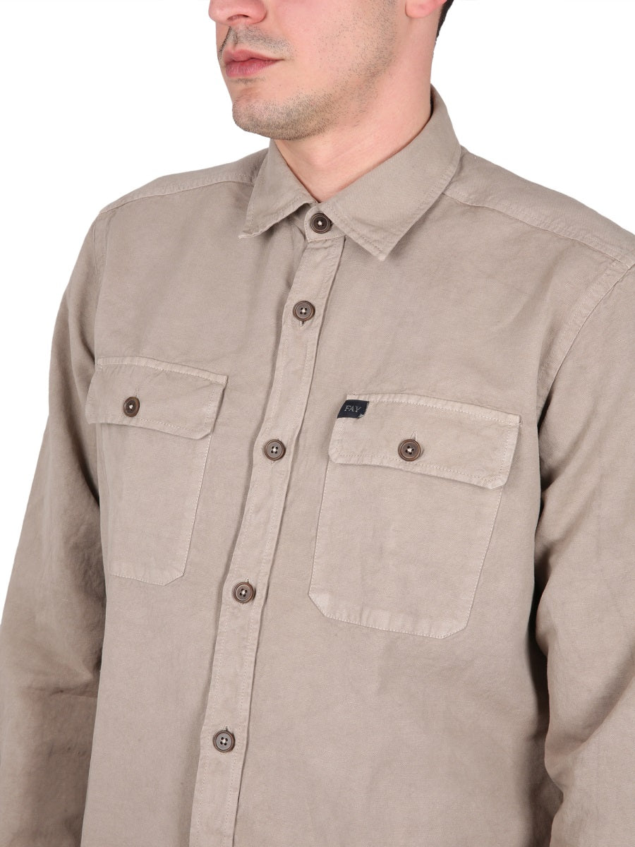Fay Shirts - Brown | Wanan Luxury