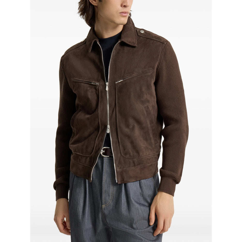 Brunello Cucinelli Leather Outerwears - Brown | 5971c9e893fb8d4a7db88cac7bfbcb45dc873aea