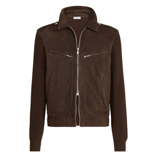 Leather Outerwears Brown