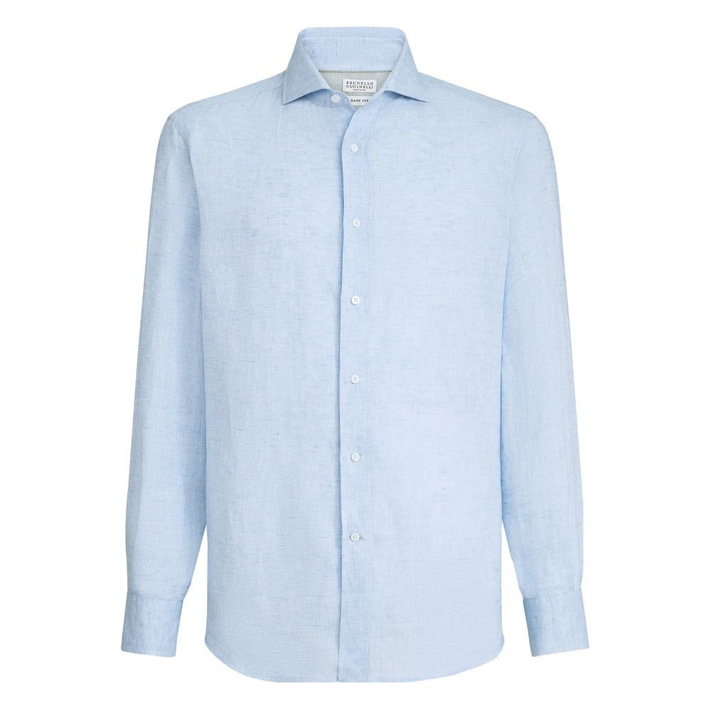 Brunello Cucinelli Shirts - Blue | 9e0d3684df15da33ae1362d62da0393793068c6a