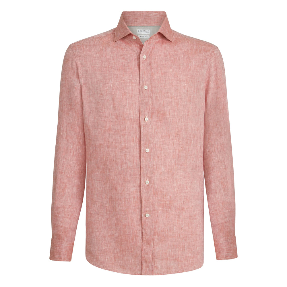 Brunello Cucinelli Shirts - Red | 087fd9f6a142cc2c61d583392119463a93f694c5