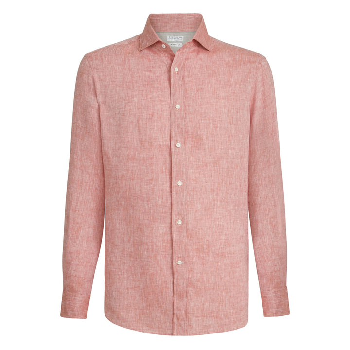 Brunello Cucinelli Shirts - Red | 087fd9f6a142cc2c61d583392119463a93f694c5