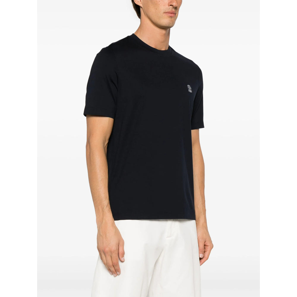 Brunello Cucinelli T Shirts - Blue | e950a43bbaa58d287473fb3869c28d87a75ccf34