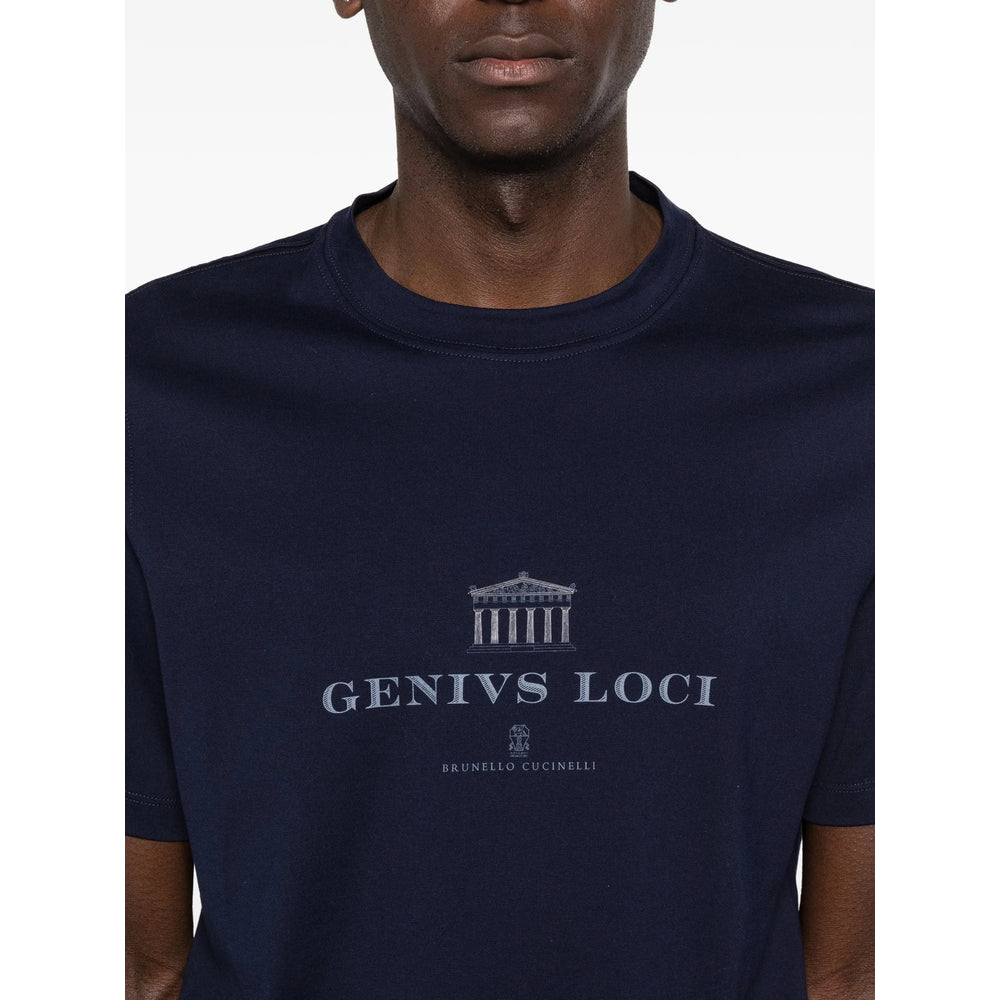 Brunello Cucinelli T Shirts - Blue | 5c4a7ec7157006cb817bef3932dafc233defbfe3