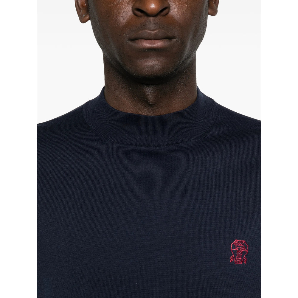 Brunello Cucinelli Sweaters - Blue | 5718e32199bac570f3a24e43be65af07b8162ec6