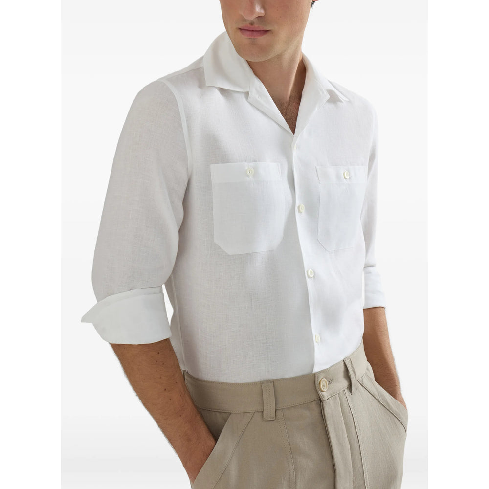 Brunello Cucinelli Shirts - White | 69072742b2c0f0035da31e978caca114a2d3b93c