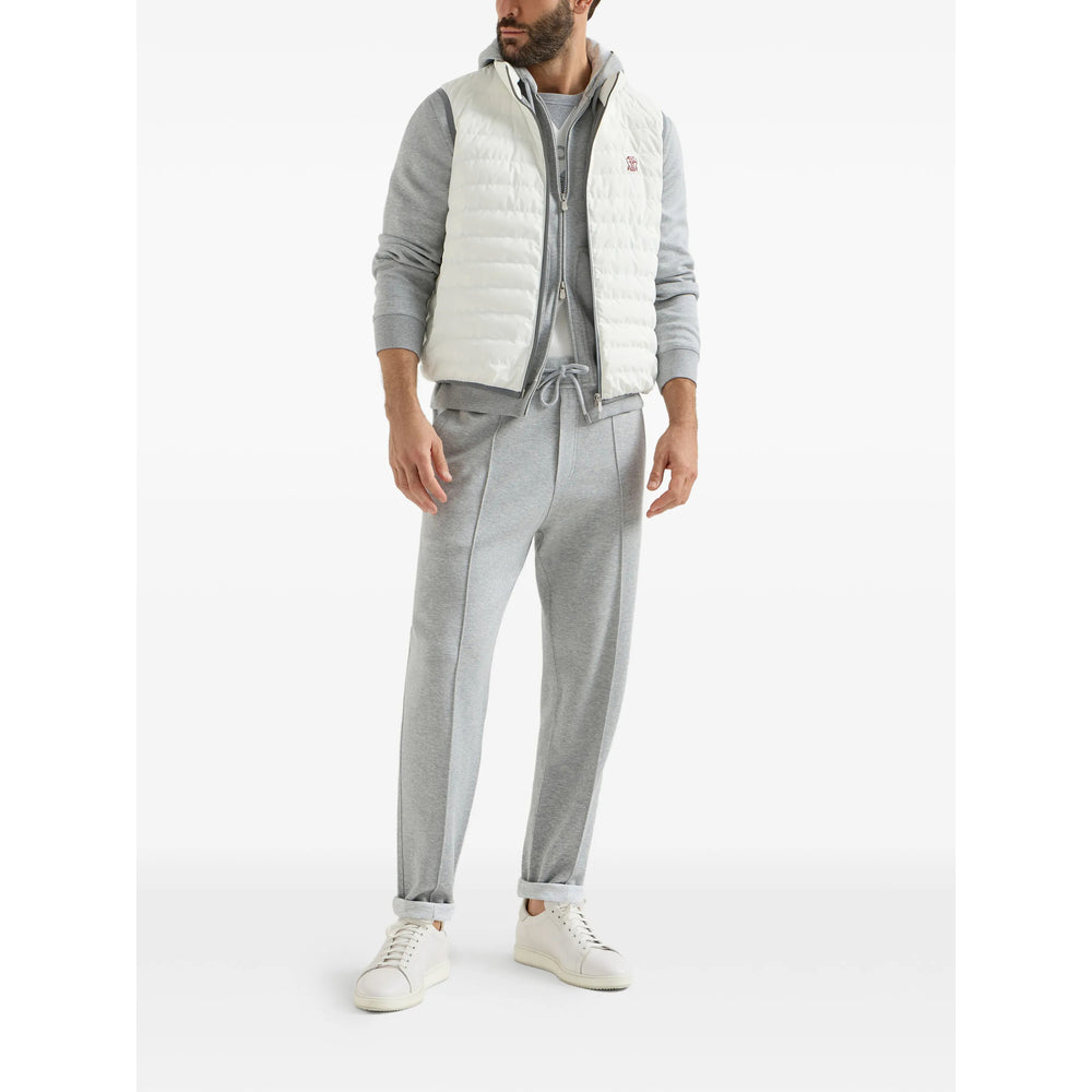 Brunello Cucinelli Shorts - White, Gray | e171f4ff56a75b806e8f03488a110e447e9a50cf