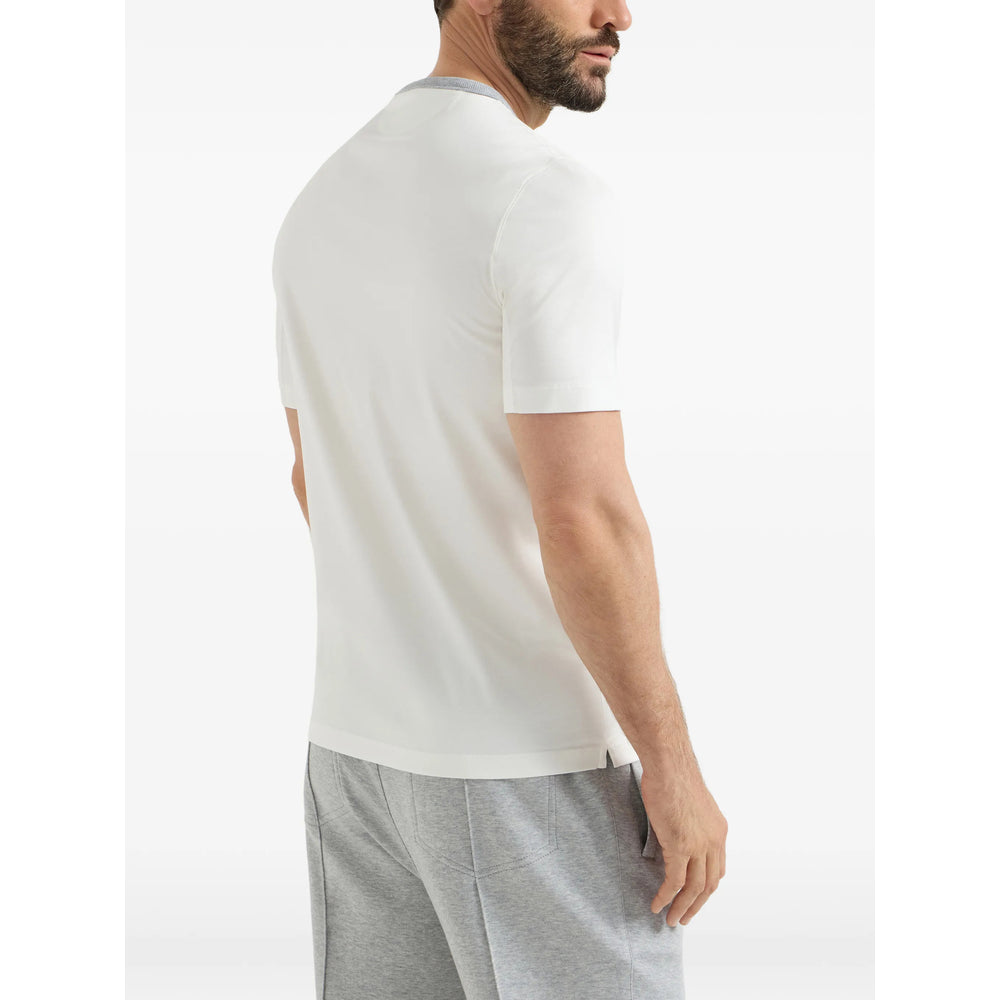 Brunello Cucinelli Shorts - White, Gray | eff9456e7b8c3af074d0f0add0dbed0dcd7d2ab2