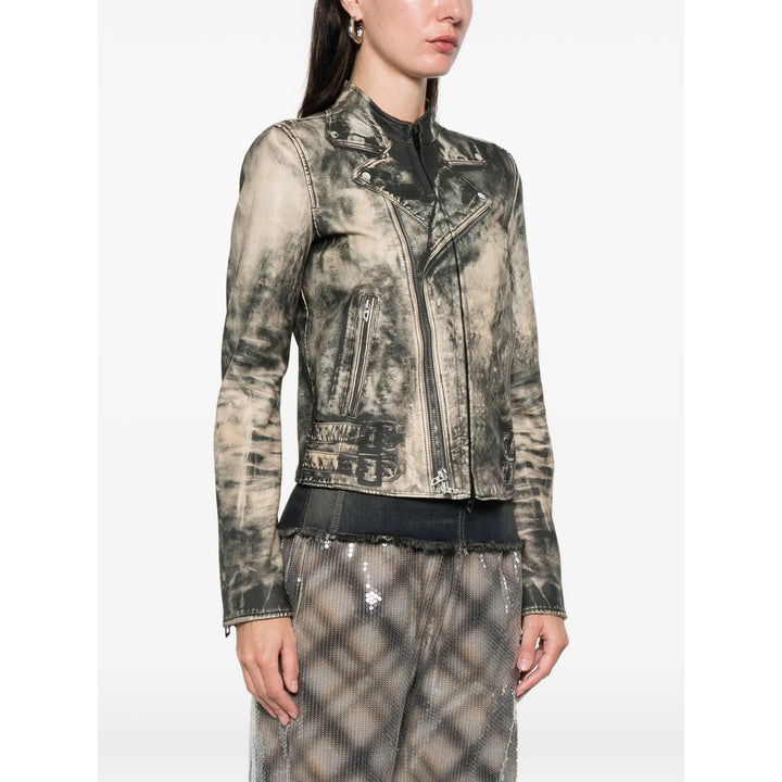 Diesel Leather Outerwears - Neutral | 5d1d864e4ebc00ea9709e05243450f780e9f15f2