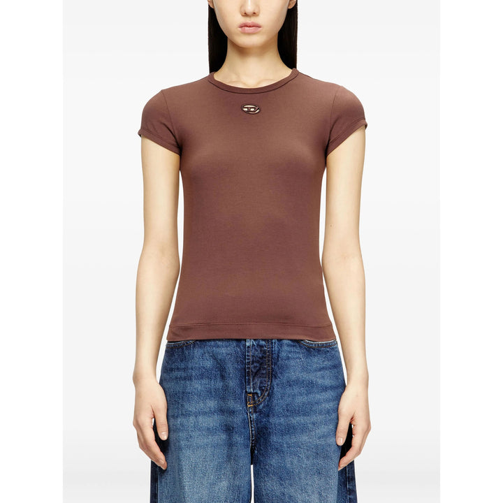 Diesel T Shirts - Brown | f2c6a57a078596689ade087efcfe7bfc6a685c36
