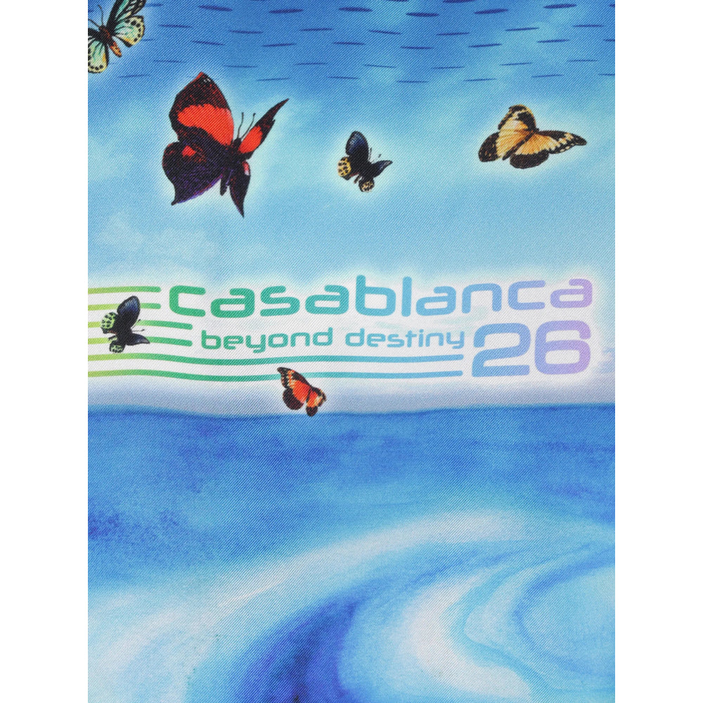 Casablanca Shirts - Blue, Green | db59e350ebf226116ae445473c0097e540faa580